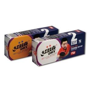 Dhs Míčky** stolní tenis 40mm CELL FREE balení 10 ks žluté - žlutá obraz