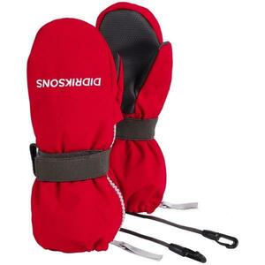 Didriksons Biggles zip dětské rukavice - červená - 4-6 obraz