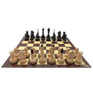 Drevene-sachy.cz Drevene sachy.cz Klasická klubovka ekonomy se šachovnicí z pevného kartonu obraz