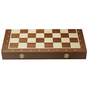 Drevene sachy.cz Šachy Staunton Nefertiti s intarzovanou skládací šachovnicí obraz