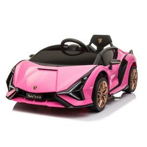ELJET Dětské elektrické auto Lamborghini Sian růžový/pink - Růžová obraz