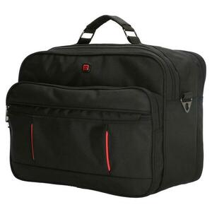 ENRICO BENETTI pánská taška do práce černá textilní 47132 obraz