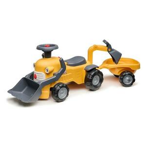 Falk Odrážedlo Marcel Construction s nakladačem, vlečkou a bagrem obraz