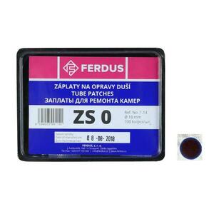 FERDUS Lepení-záplata ZS0 kulatá 16mm box 100ks obraz