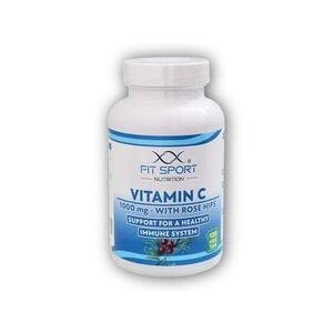 Fit Sport Nutrition Vitamin C 1000mg with Rose Hips 120 vege tabs obraz