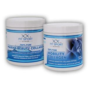 FitSport Nutrition 100% Pure Mobility Collagen 300g + 100% Pure Marine Beauty Collagen 250g obraz