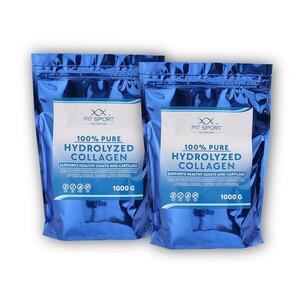 FitSport Nutrition 2x 100% Pure Hydrolyzed Collagen 1000g + Hydrolyzovaný Kolagen obraz