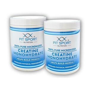 FitSport Nutrition 2x 100% Pure Micronized Creatine Monohydrate 550g obraz