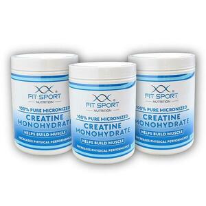 FitSport Nutrition 3x 100% Pure Micronized Creatine Monohydrate 550g obraz
