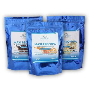 FitSport Nutrition 3x Maxi Pro 90% 750g - Strawberry obraz