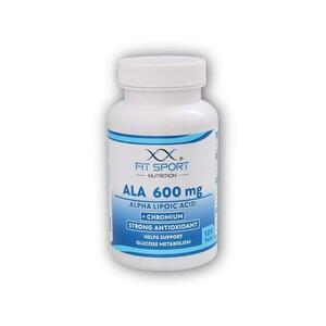FitSport Nutrition ALA 600mg Alpha Lipoic Acid + Chromium 120 tabs - Kyselina Alfa Lipoová obraz