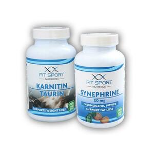FitSport Nutrition Karnitin Taurin 120 vege caps + Synephrine 20mg 100 vege tabs obraz