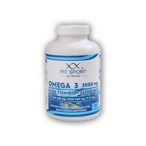 FitSport Nutrition Omega 3 3000mg Pure Fish Oil + Vitamin E 150 softgels - Rybí olej obraz