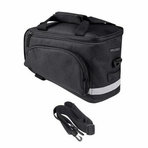 Force Brašna na zadní nosič SLIM BUD, černá 9 l obraz