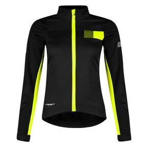 Force FROST černo-fluo dámská softshell cyklobunda - S obraz