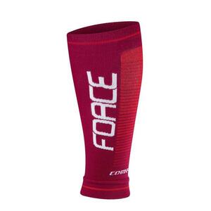 Force Compress návleky na nohy - bordó-červené S-M obraz