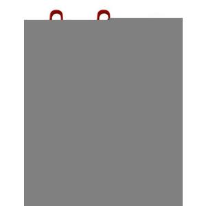 Force Ventilky pro bezdušový systém 2xFV 44mm, červ obraz