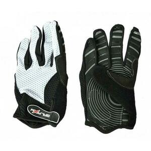 Galaxy DLOUHÉ BÍL/ČRN/ČERNÉ rukavice - XXL obraz