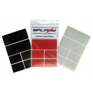 Galaxy reflexní nálepky - červené obraz