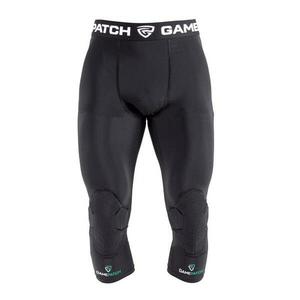 GAMEPATCH 3/4 TIGHTS WITH KNEE PADDING - XXL - Černá obraz