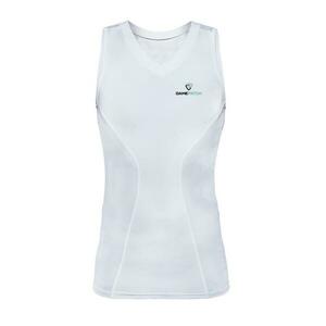 GAMEPATCH COMPRESSION SHIRT SLEEVELESS WHITE - XXL - Bílá obraz