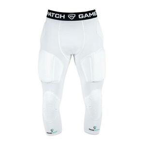 GAMEPATCH PADDED 3/4 TIGHTS WITH FULL PROTECTION WHITE - XXL - Bílá obraz