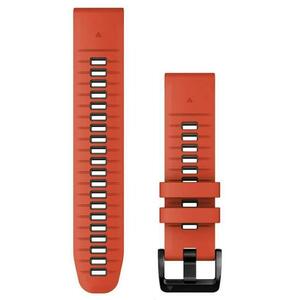 Garmin Řemínek pro fenix5/6/7/8 QuickFit 22 silikonový, Flame Red / Graphite obraz