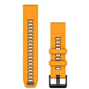Garmin Řemínek pro fenix5/6/7/8 QuickFit 22 silikonový, Spark Orange / Graphite obraz