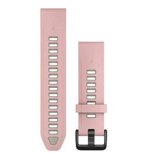 Garmin Řemínek QuickFit 20 pro fenix 5S/6S/7S/8S, Dust Rose/Fog Gray Silicone obraz