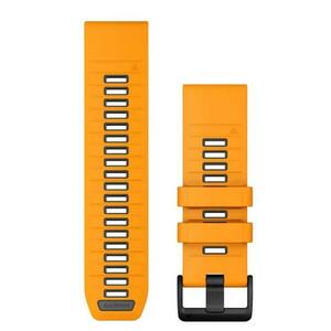 Garmin Řemínek QuickFit 26, silikonový, Spark Orange/Graphite obraz