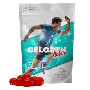 Geloren Active ostružina kloubní výživa 400 g 90 želé - Mango obraz