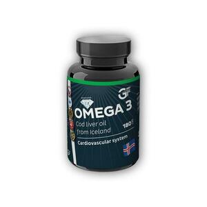 GF nutrition Omega 3 - Cod Liver oil 180 kapslí obraz