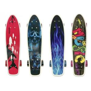 GGV Grafitti 2598 s LED kolečky Pennyboard - Červená Shark obraz