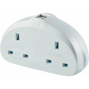Go Travel adaptér UK/Evropa Duo s USB obraz