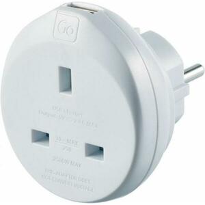 Go Travel adaptér UK/Evropa s USB obraz
