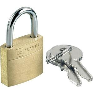 Go Travel mosazný zámek 20 mm s klíčky obraz