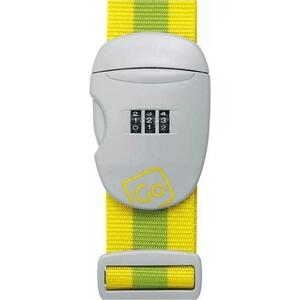 Go Travel popruh na zavazadla Combi Luggage Strap yellow/green obraz