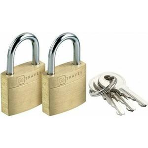 Go Travel sada mosazných zámků 20 mm s klíčky obraz