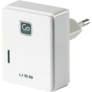 Go Travel USB nabíječka s micro USB a konektorem pro Evropu obraz