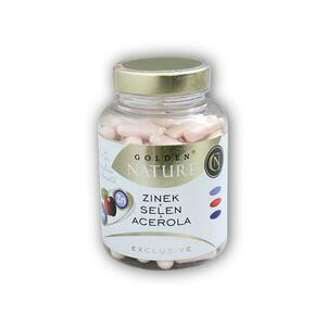 Golden Natur Exclusive Zinek + selen + acerola 100 kapslí obraz