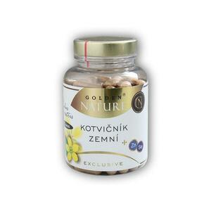 Golden Natur Kotvičník zemní 90% zinek + selen 100 kapslí obraz