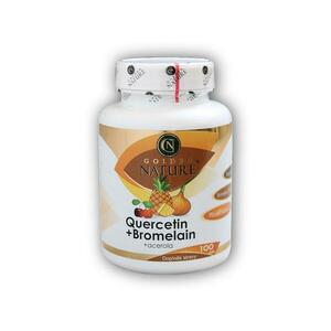 Golden Natur Quercetin + Bromelain komplex 100 kapslí obraz