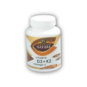 Golden Natur Vitamin D3 + K2 + Omega 3 100 kapslí obraz
