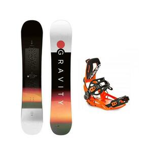 Gravity Bandit 24/25 snowboard + Raven RAGE Fastec FT360 orange vázání - 162 cm wide + XL (EU 43-46) obraz