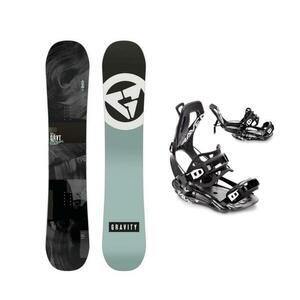 Gravity Contra 24/25 pánský snowboard + Raven Fastec FT360 black vázání - 159 cm + XL (EU 43-46) obraz