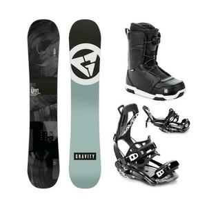 Gravity Contra 24/25 snowboard + Raven Fastec FT360 black vázání + Raven Flush MOZ boty - 159 cm + XL (EU 43-46) obraz