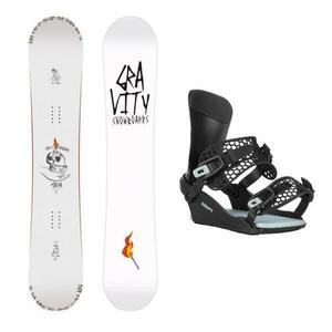 Gravity Contra 25/26 pánský snowboard + Gravity Drift black/sage vázání - 165 cm Wide + XL (EU 46-48) obraz