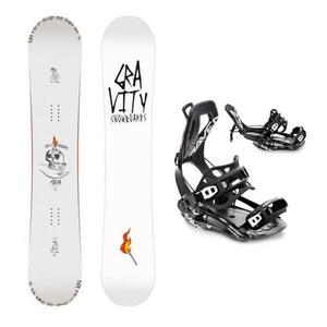 Gravity Contra 25/26 pánský snowboard + Raven Fastec FT360 black vázání - 165 cm Wide + XL (EU 43-46) obraz
