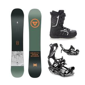 Gravity Cosa 24/25 snowboard + Raven Fastec FT360 black vázání + Raven Target obuv - 159 cm + XL (EU 43-46) obraz