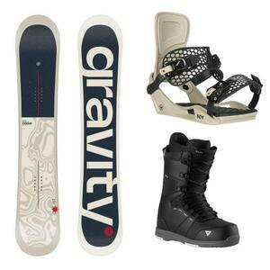 Gravity Cosa 25/26 snowboard + Gravity Indy stone/black vázání + Gravity Void black/grey boty - 168 cm wide + L (EU 42-45) obraz